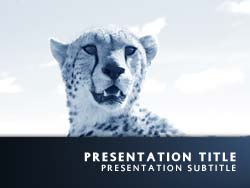 Cheetah Title Master slide design