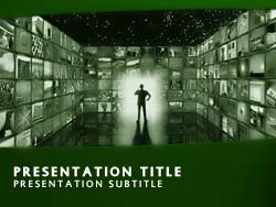 Choose a TV Channel Title Master slide design