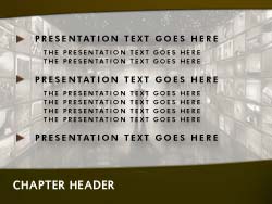 Choose a TV Channel Slide Master slide design