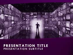 Choose a TV Channel Title Master slide design