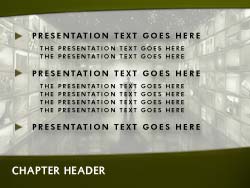 Choose a TV Channel Slide Master slide design