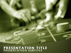 Casino Gambling Title Master slide design