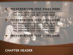 Cinema Movie Audience Slide Master slide design