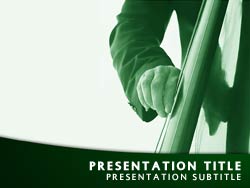 Jazz Music Title Master slide design
