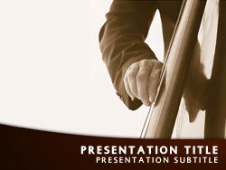 Jazz Music Title Master slide design