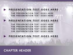 Concert Slide Master slide design