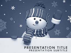 Frosty The Snowman Title Master slide design