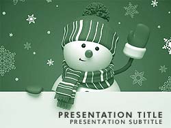 Frosty The Snowman Title Master slide design