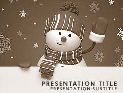 Frosty The Snowman Title Master slide design