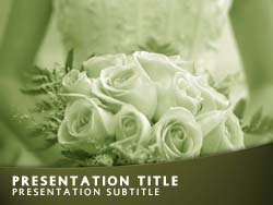 Wedding Bride Title Master slide design
