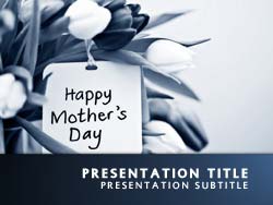 Happy Mothers Day Title Master slide design