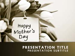 Happy Mothers Day Title Master slide design