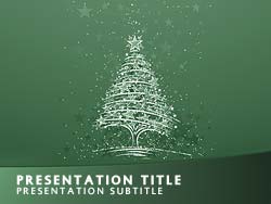 Christmas Title Master slide design