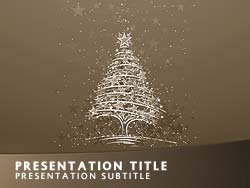 Christmas Title Master slide design