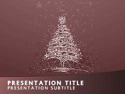 Christmas Title Master slide design