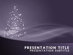 Happy Holidays Title Master slide design