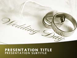 Wedding Title Master slide design