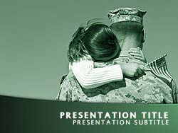 Veterans Day Title Master slide design