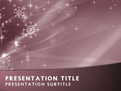Merry Christmas Title Master slide design