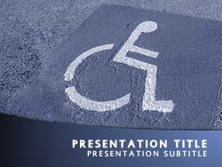 Disabled Parking Title Master slide design