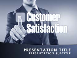 Customer Satisfaction Title Master slide design