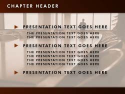 Board Decision Slide Master slide design