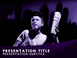 News Title Master slide design