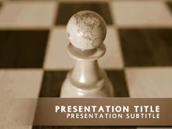 Strategic Move Title Master slide design