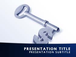 Key To Success Title Master slide design