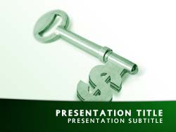 Key To Success Title Master slide design