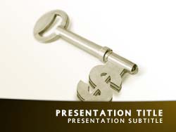 Key To Success Title Master slide design