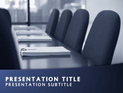 Boardroom Title Master slide design