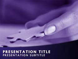 Final Puzzle Piece Title Master slide design
