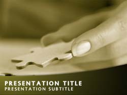 Final Puzzle Piece Title Master slide design