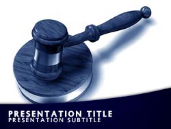 Law Title Master slide design