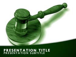 Law Title Master slide design