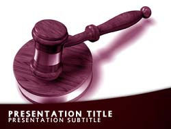 Law Title Master slide design