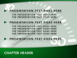 Speed Slide Master slide design