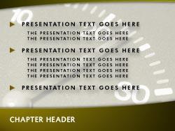 Speed Slide Master slide design
