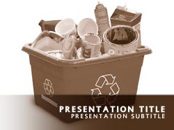 Recycle Title Master slide design
