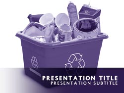 Recycle Title Master slide design