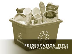 Recycle Title Master slide design