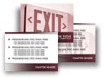 Exit PowerPoint Template