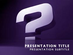 Question Title Master slide design