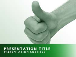 Positive Title Master slide design