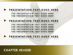 Positive Slide Master slide design