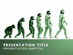 Evolution Title Master slide design