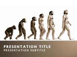 Evolution Title Master slide design