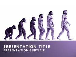 Evolution Title Master slide design
