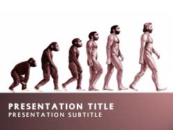 Evolution Title Master slide design